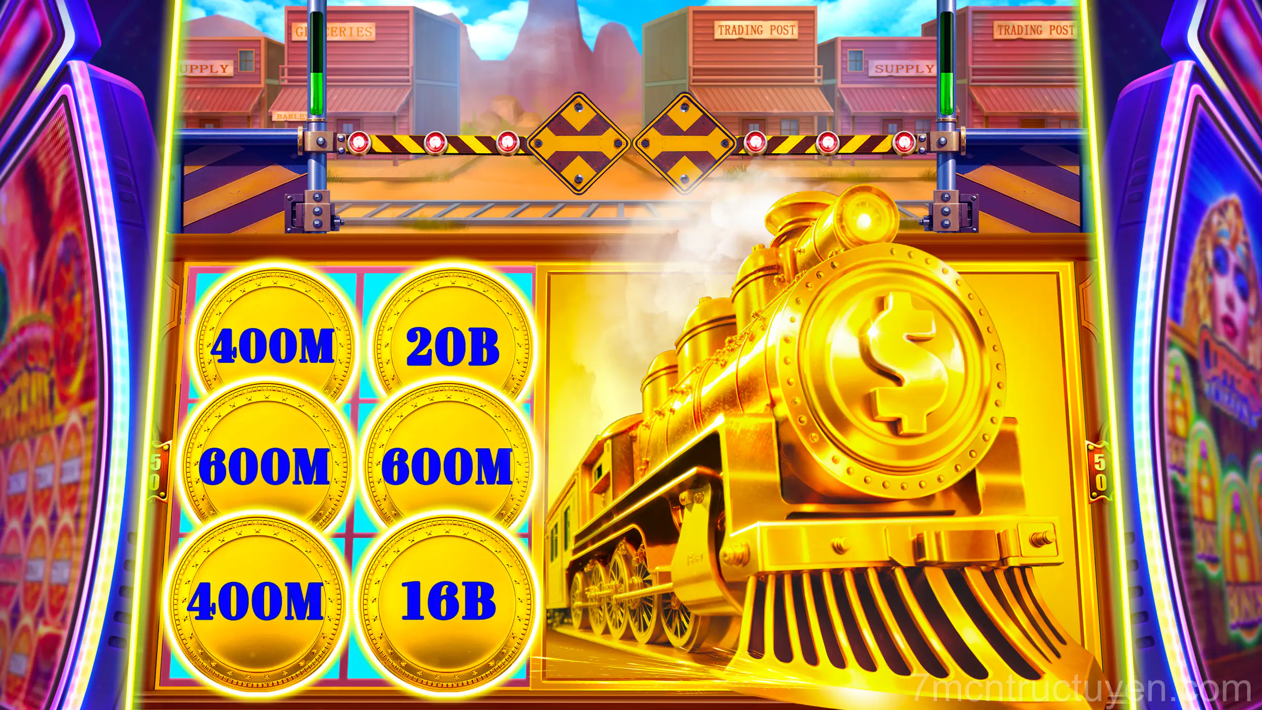 Màn hình chọn game Slots